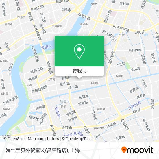 淘气宝贝外贸童装(昌里路店)地图