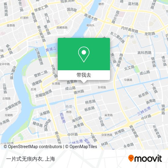 一片式无痕内衣地图