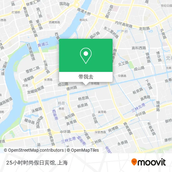 25小时时尚假日宾馆地图