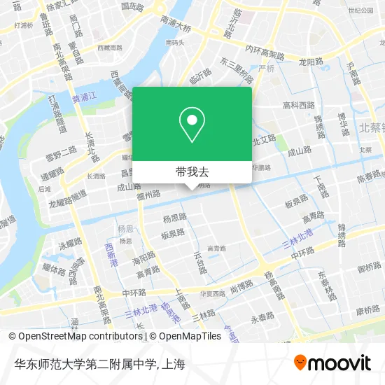 华东师范大学第二附属中学地图