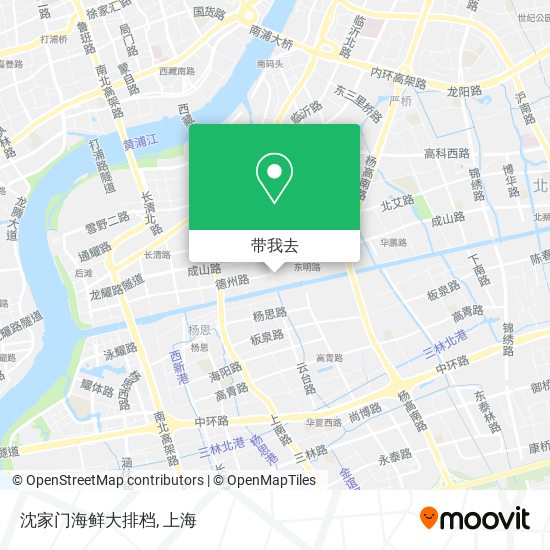 沈家门海鲜大排档地图