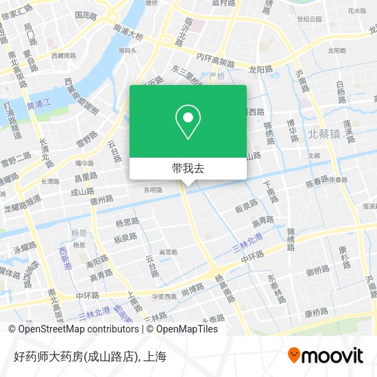 好药师大药房(成山路店)地图