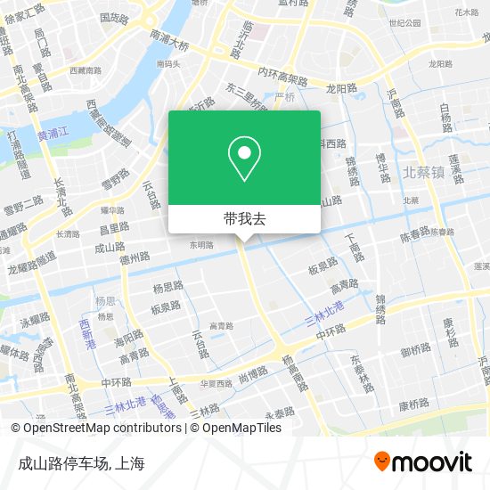成山路停车场地图