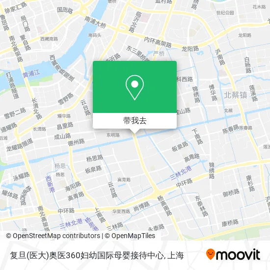 复旦(医大)奥医360妇幼国际母婴接待中心地图