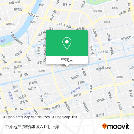 中原地产(锦绣华城六店)地图