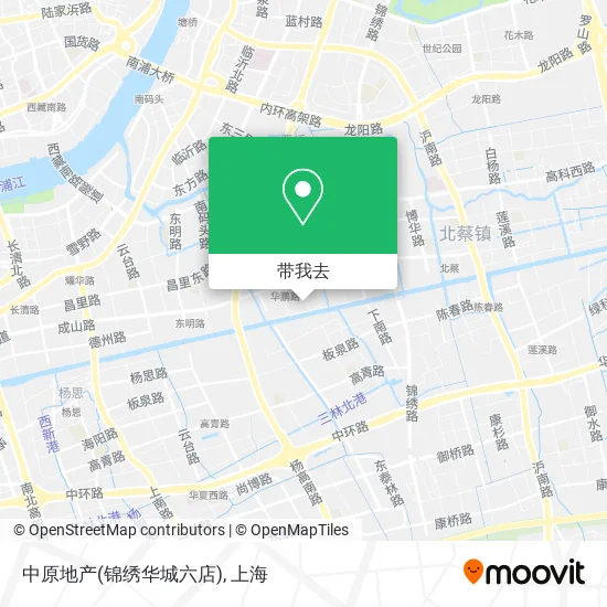 中原地产(锦绣华城六店)地图