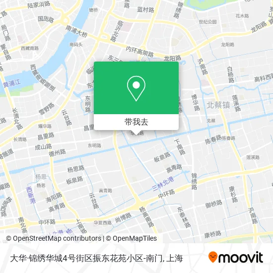 大华·锦绣华城4号街区振东花苑小区-南门地图
