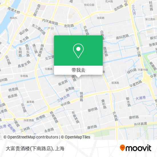 大富贵酒楼(下南路店)地图
