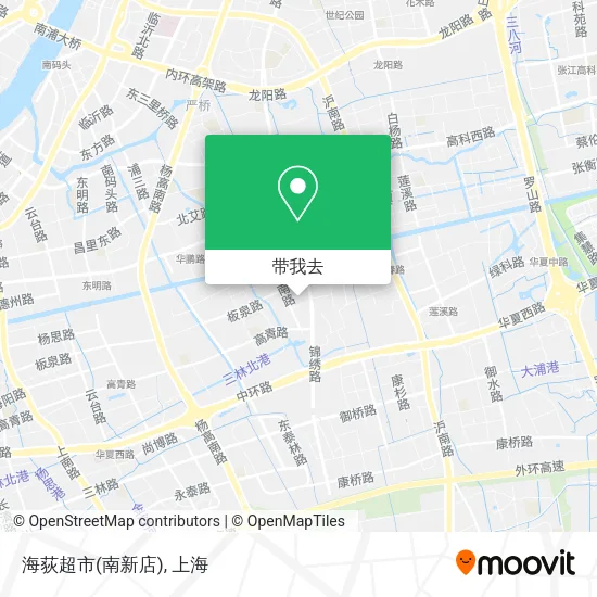 海荻超市(南新店)地图
