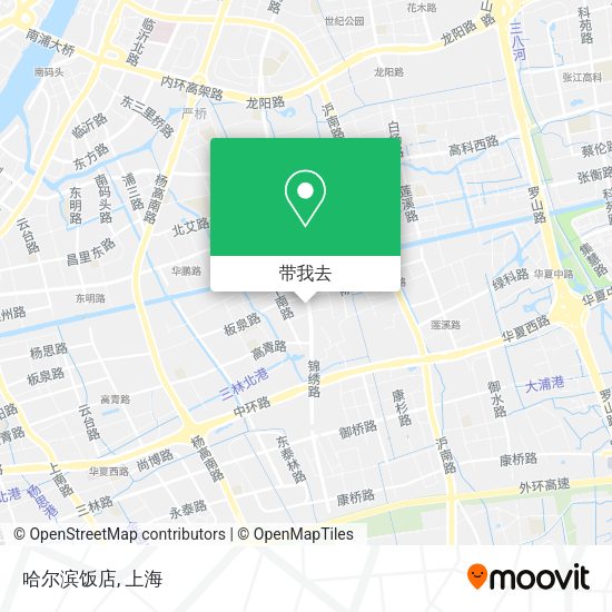哈尔滨饭店地图