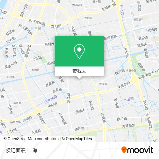侯记面荘地图