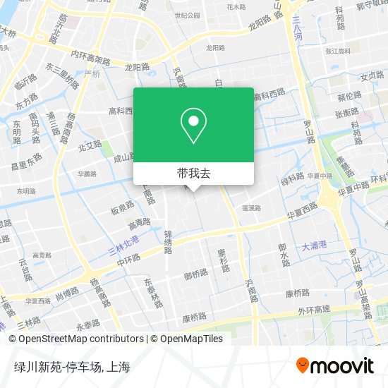 绿川新苑-停车场地图