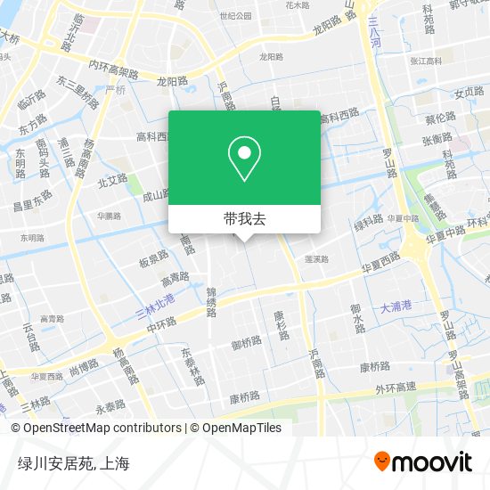 绿川安居苑地图