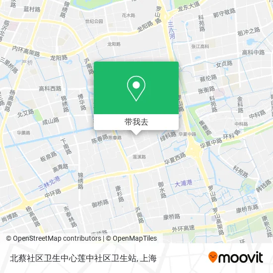 北蔡社区卫生中心莲中社区卫生站地图