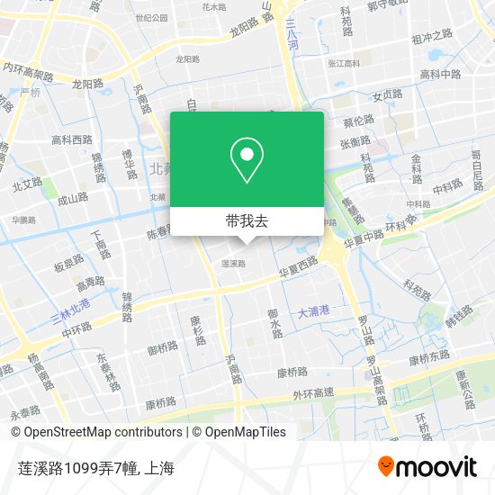 莲溪路1099弄7幢地图