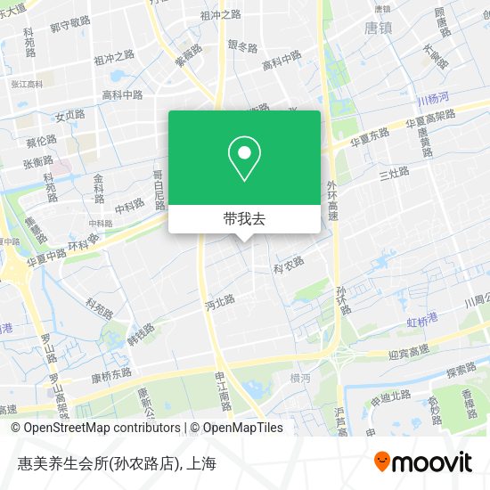 惠美养生会所(孙农路店)地图