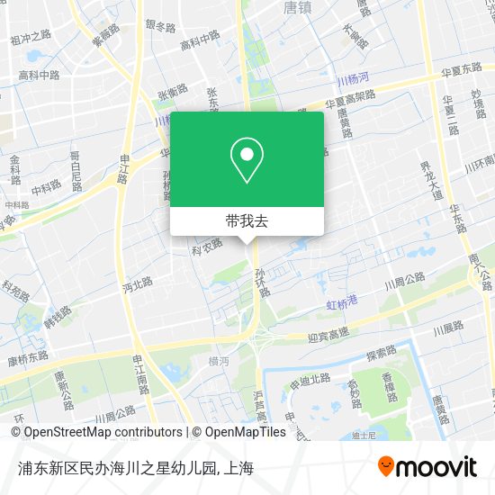 浦东新区民办海川之星幼儿园地图