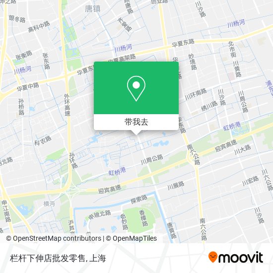 栏杆下伸店批发零售地图