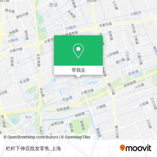 栏杆下伸店批发零售地图