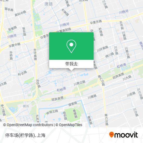停车场(栏学路)地图