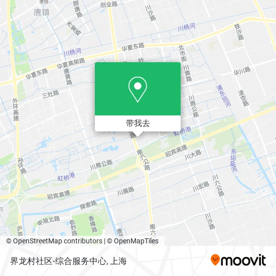 界龙村社区-综合服务中心地图