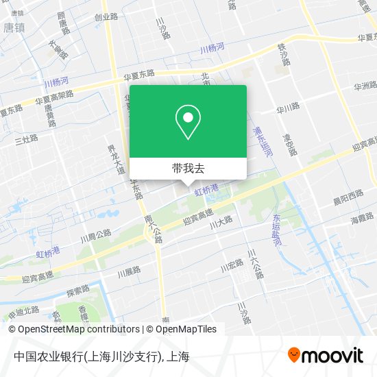 中国农业银行(上海川沙支行)地图