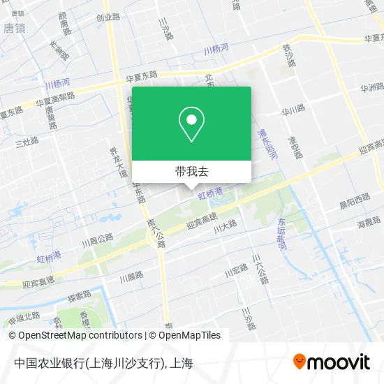 中国农业银行(上海川沙支行)地图