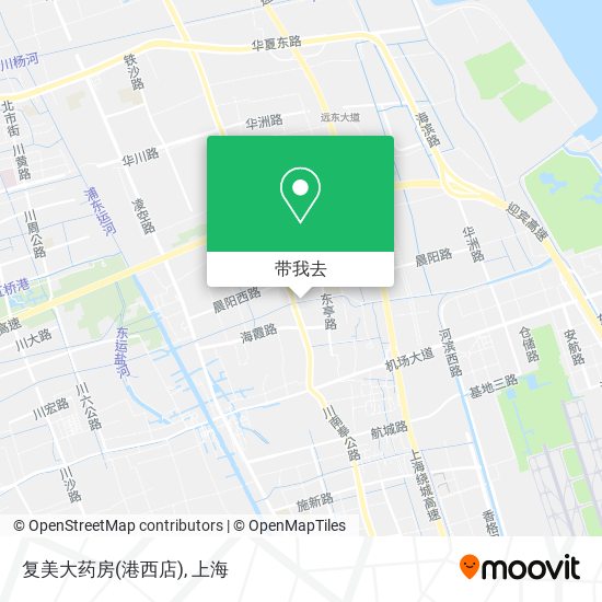 复美大药房(港西店)地图