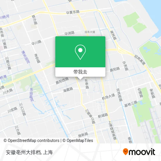 安徽亳州大排档地图