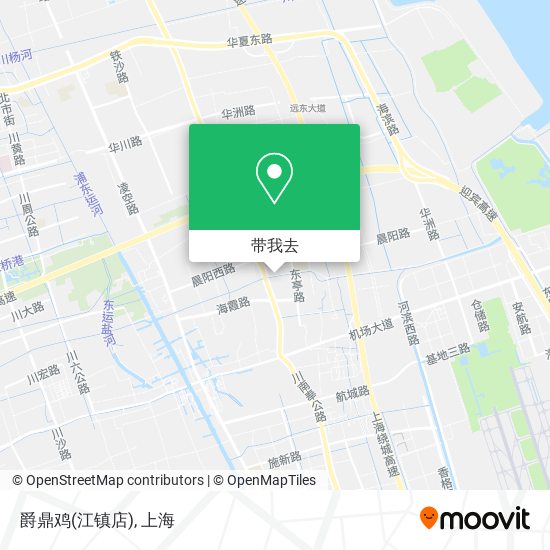 爵鼎鸡(江镇店)地图