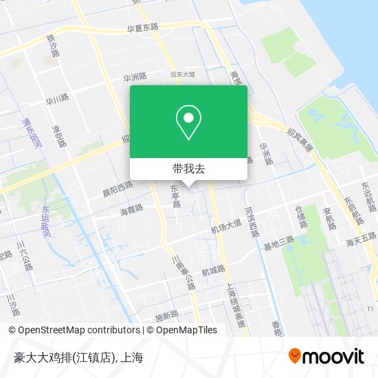 豪大大鸡排(江镇店)地图