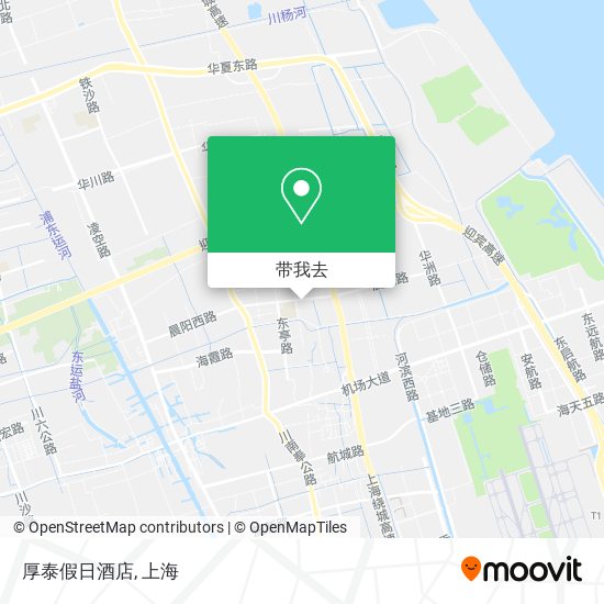 厚泰假日酒店地图