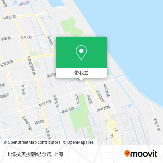 上海抗美援朝纪念馆地图