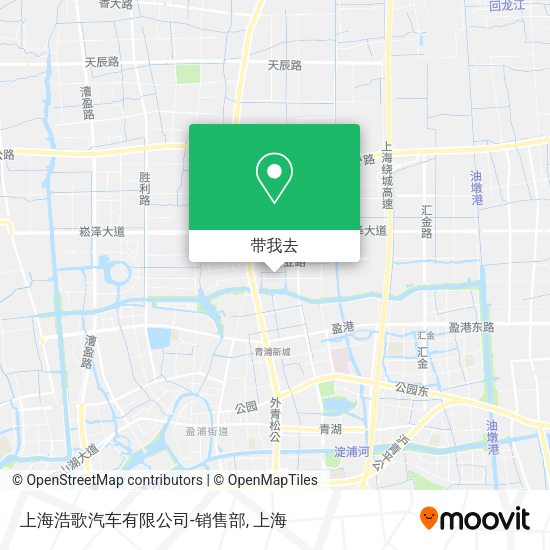 上海浩歌汽车有限公司-销售部地图