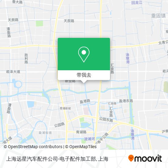 上海远星汽车配件公司-电子配件加工部地图