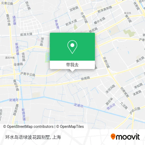 环水岛语绿波花园别墅地图