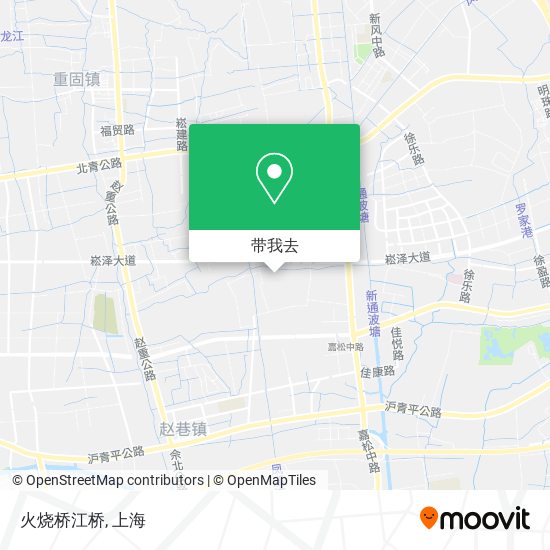 火烧桥江桥地图