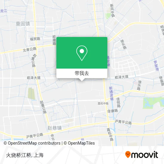 火烧桥江桥地图