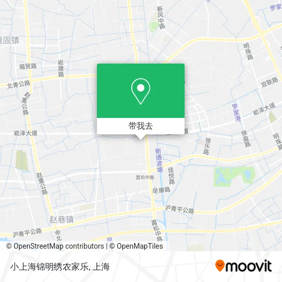 小上海锦明绣农家乐地图