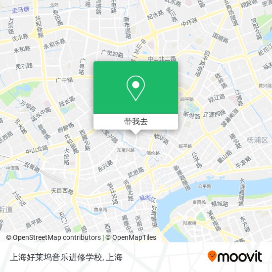 上海好莱坞音乐进修学校地图