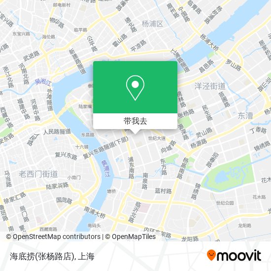 海底捞(张杨路店)地图