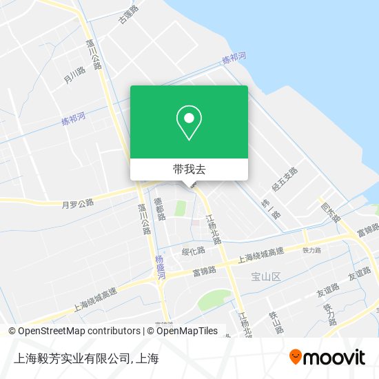 上海毅芳实业有限公司地图