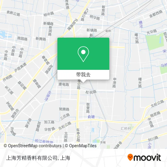 上海芳精香料有限公司地图
