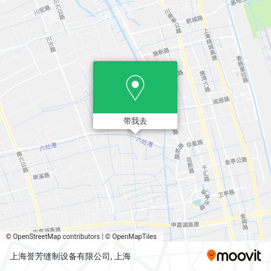 上海誉芳缝制设备有限公司地图