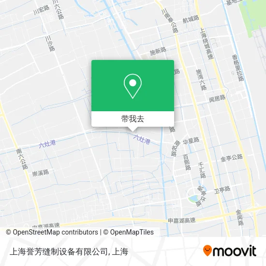 上海誉芳缝制设备有限公司地图