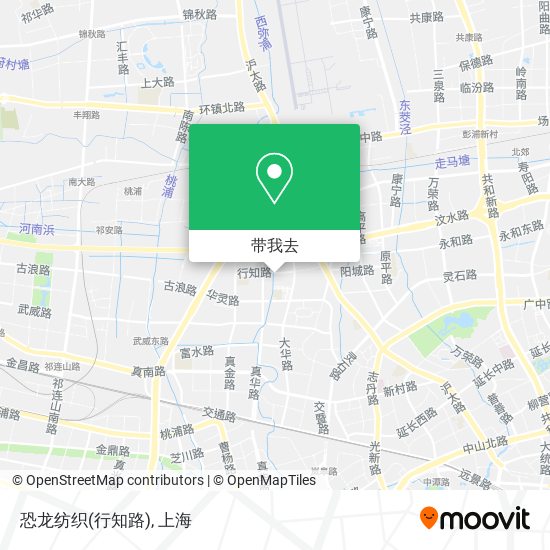 恐龙纺织(行知路)地图