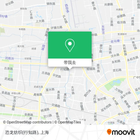 恐龙纺织(行知路)地图