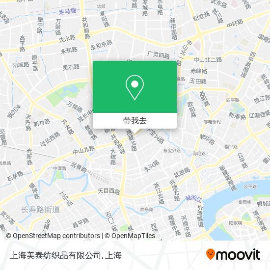 上海美泰纺织品有限公司地图