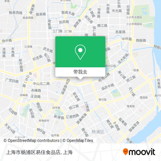 上海市杨浦区易佳食品店地图