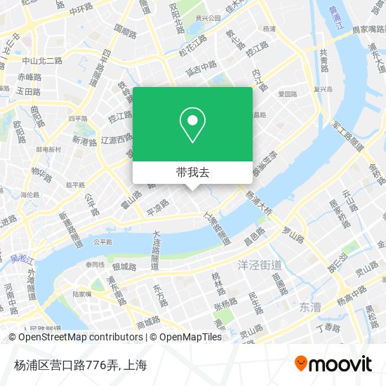 杨浦区营口路776弄地图